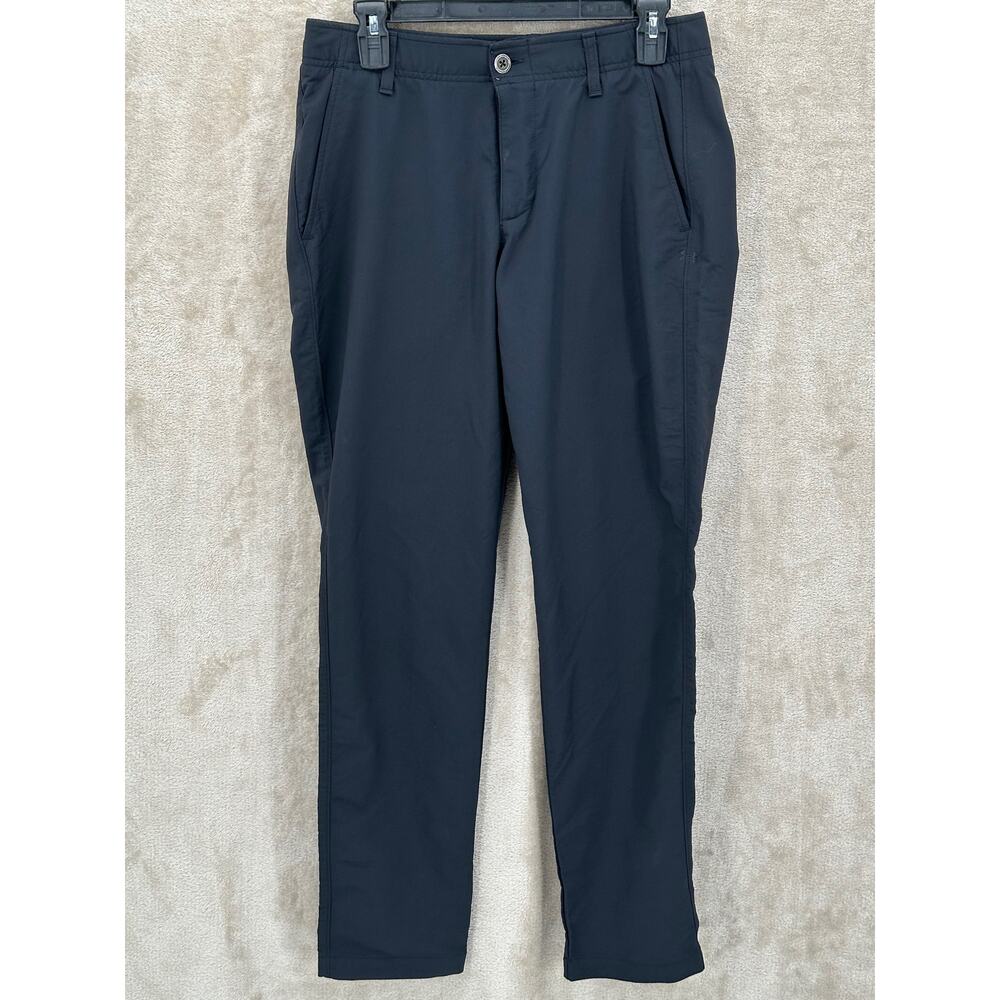 Under Armour Pants Mens 30x32 Black Match Play Golf Tapered Athletic Performance
